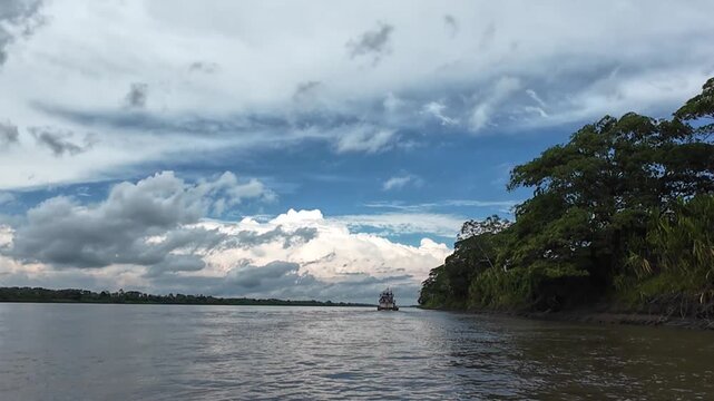 boat on the river