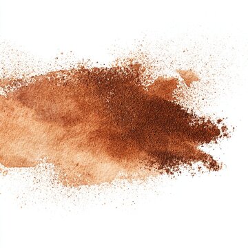 Minimal coffee themed watercolor background with airy whitespace