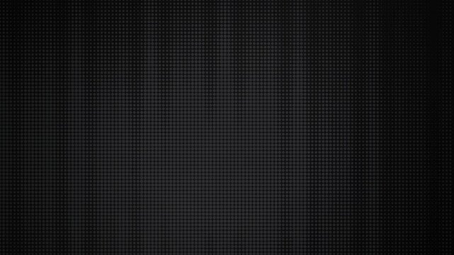 Dark abstract background with subtle geometric patterns and halftone dots, glitch effect, monochromatic texture