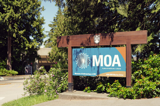entrance to Museum of Anthropology at UBC, Vancouver, Canada