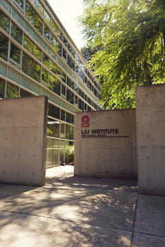 The Liu Institute for Global Issues entrance, Vancouver Canada, academic institution
