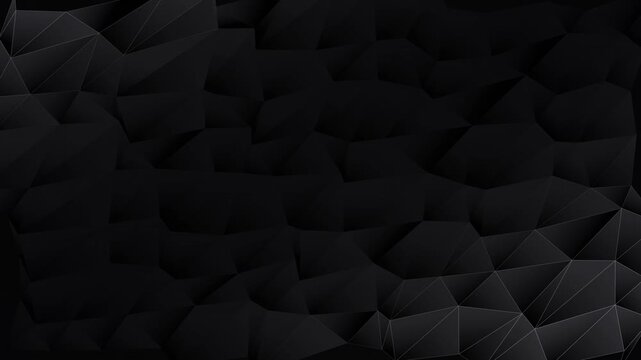 Abstract dark geometric mosaic pattern with subtle light reflections, modern textured background