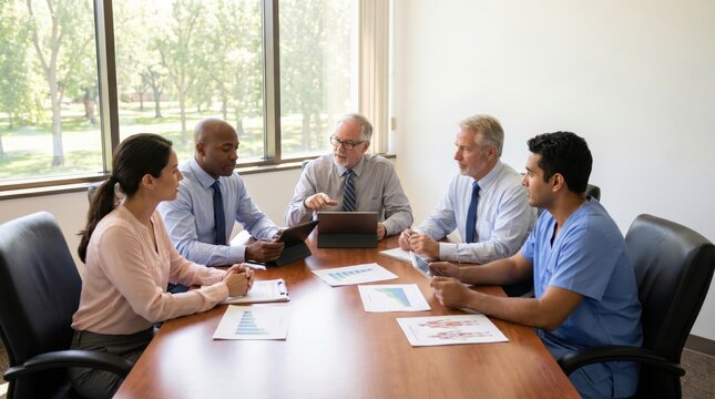 Diverse Medical Team Discusses Strategy for World Lungs Day