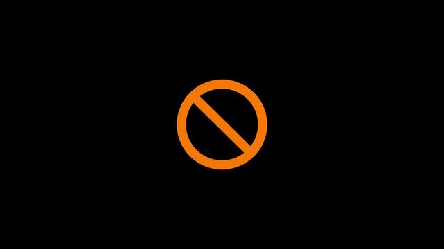 No symbol prohibition sign illustration. Red circle with diagonal slash, general ban icon, empty no entry symbol vector. Universal prohibition graphic for warning, safety, rule and restriction visuals