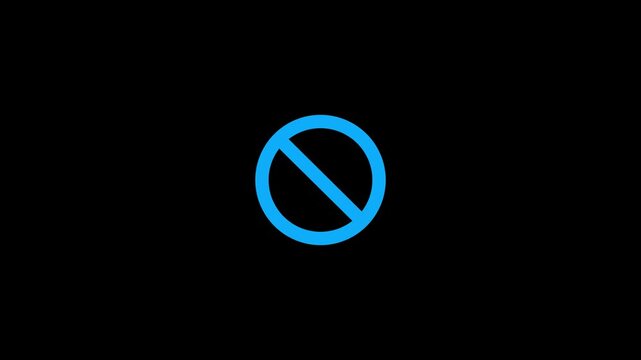 No symbol prohibition sign illustration. Red circle with diagonal slash, general ban icon, empty no entry symbol vector. Universal prohibition graphic for warning, safety, rule and restriction visuals