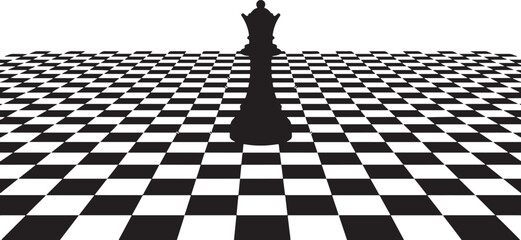 Full Complete Chess Set Starting Lineup With All Pawns Rook Knight Bishop Queen King On Board © Babur