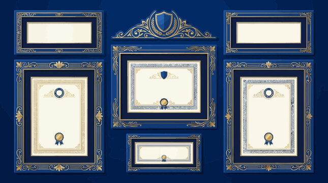 Ornate Frames Group - Certificate Award Diplomas Recognition