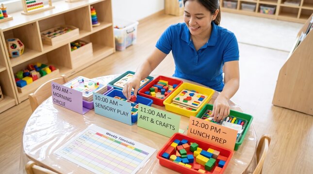 Teacher Organizes Summer Childcare, Camps & Activity Schedules for Kids