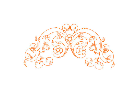 Colorful coral reef fish vector illustration