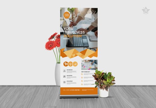 Rollup Banner Layout