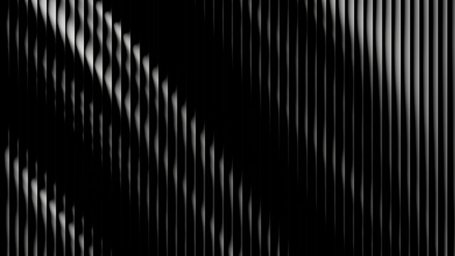 Abstract monochrome vertical lines pattern with soft grayscale gradient light waves for modern minimalist background design and digital art texture for creative projects
