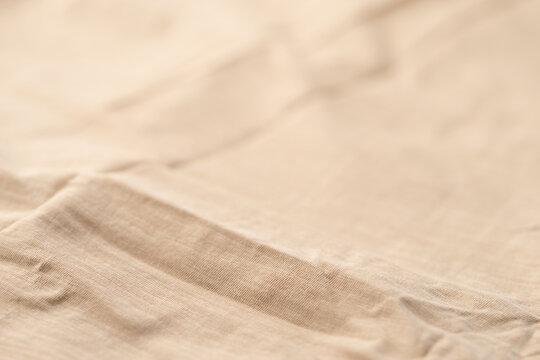 natural color cotton fabric for clothing closeup