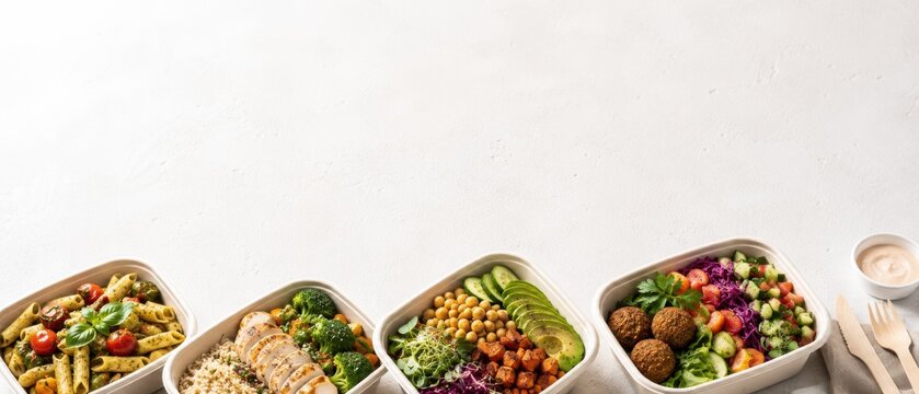 Colorful food platter featuring healthy dishes for upscale dining experience