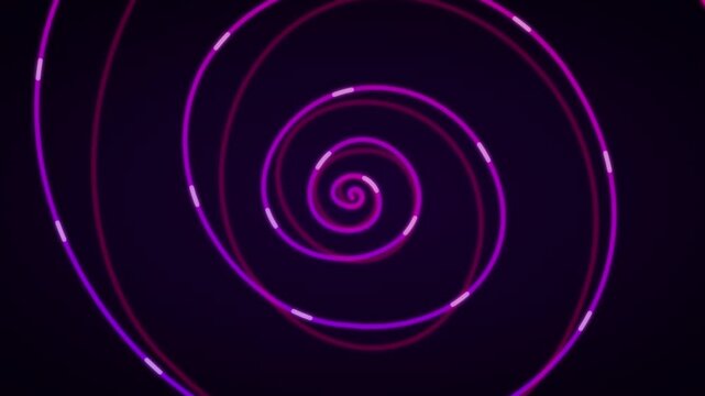 retro futuristic duotone spiral illusion vibrant motion graphic
