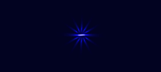 Fototapeta premium neon futuristic 3d sphere of blue purple glowing digital waves blue star burst