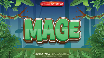 3d text effect mage theme © Ardhy
