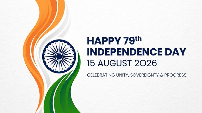 Happy 79th india independence day celebrations with unity sovereignty progress