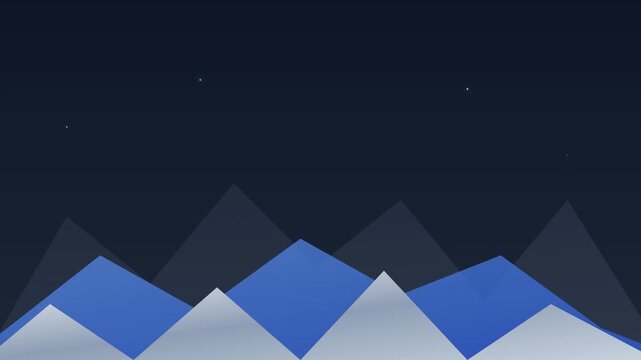 sharp edge low poly mountain landscape vector