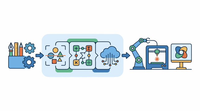 Digital workflow from design tools to 3D printing and display