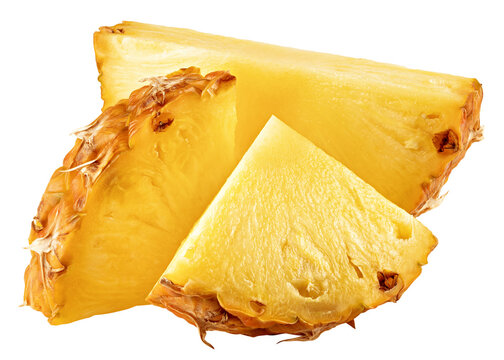 Pineapple isolated, full depth of field