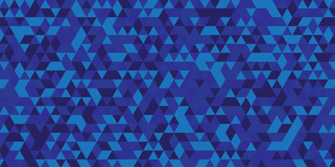 Obraz premium Vector abstract geometric blue low polygon triangle paper wallpaper. origami paper background. gradient grid creative digital business triangular low textile design.