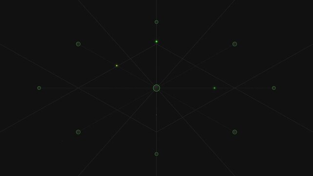 sleek flat design deep learning synaptic loop animation