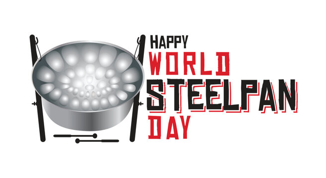 Happy World Steelpan Day Design