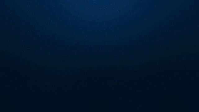 Particles abstract background shimmering gracefully in this seamless loop 4k animation video. Deep blue abstract particles falling down on a dark backdrop in a seamless loop.