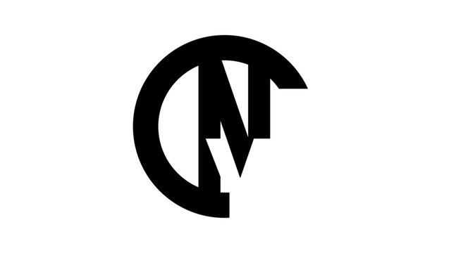 New York logo, black isolated vector silhouette