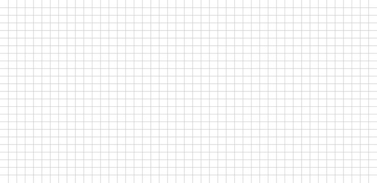 Minimal Squared Grid Paper Texture Isolated on Transparent Background PNG