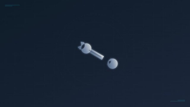 Sleek Wrench Repair Icon In Industrial Grey And Blue