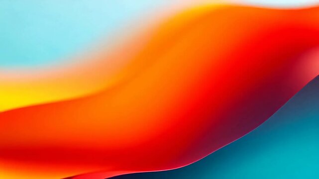 Abstract colorful flowing shapes