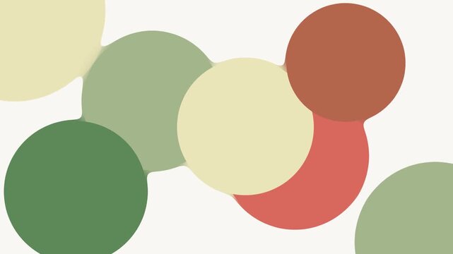Soft Muted Earth Tones Voronoi Cellular Motion Loop