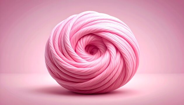 Close up of pink seashell with swirling patterns.