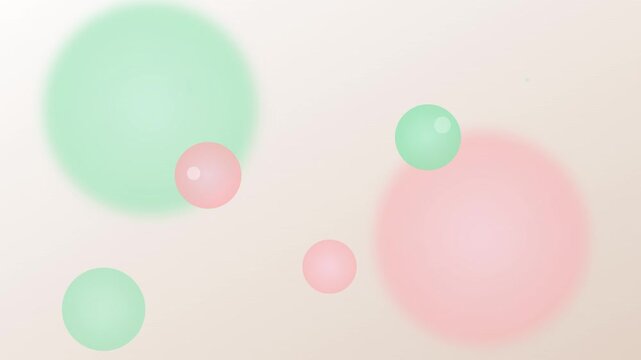 Soft Pastel Gradient Biological Cell Growth Animation