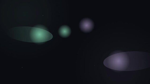 soft pastel gradient floating orb vector animation