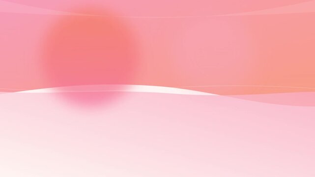 soft pink and coral gradient fluid motion