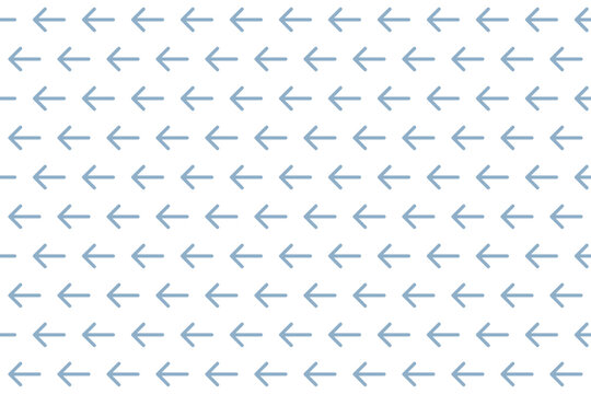 Seamless blue-gray left arrow pattern