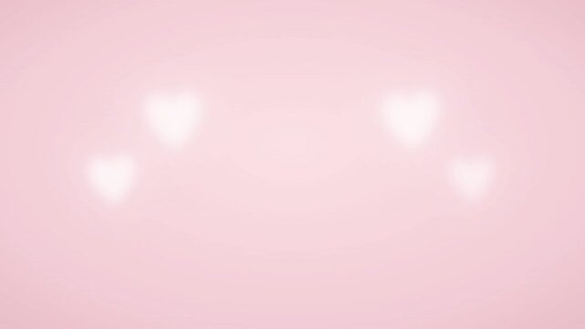 Softly Balanced Sequence of Appearing Light Hearts