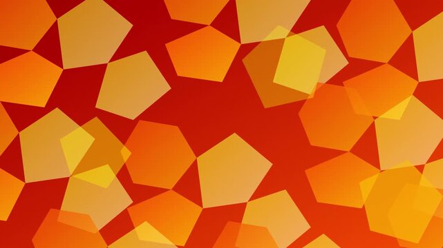 Solar Flare Yellow and Orange Voronoi Energy