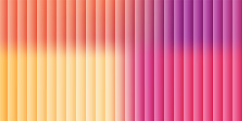 A cheerful and bright gradient background with a mix of orange, yellow, and pink. Ideal for summer or travel themes. © Haikal