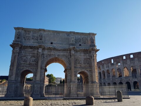 Ancient Rome Arch of Constantine Colosseum