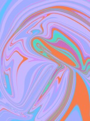 Obraz premium Watercolor marbeltone liquid pastel colors texture abstract colorful background 