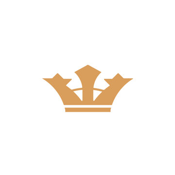 Royal luxury crown logo design