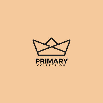 Royal luxury crown logo design