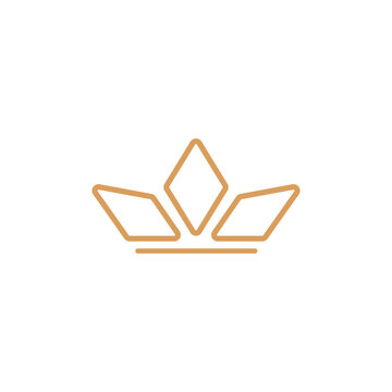Royal luxury crown logo design
