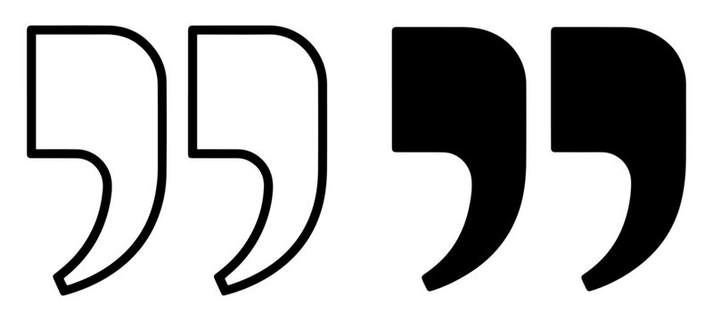quote right icon for interface design