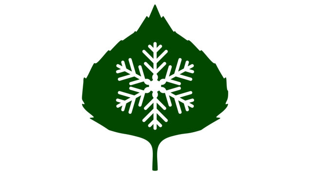 Aspen flag, Colorado, green isolated vector silhouette