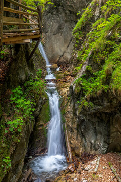 Wasserf&auml;lle und Kaskaden in der Dr. Vogelgesang Klamm bei Spital am Pyhrn, &Ouml;sterreich
