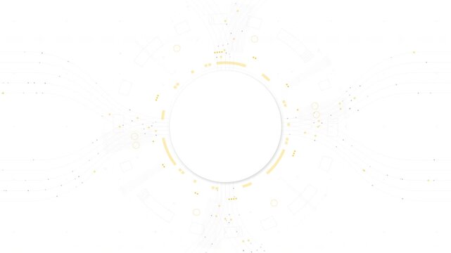 Abstract white sunburst circle on serene sun background